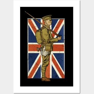 Vintage British Soldier Posters and Art